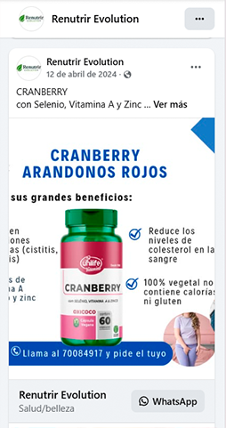 Catálogo de productos